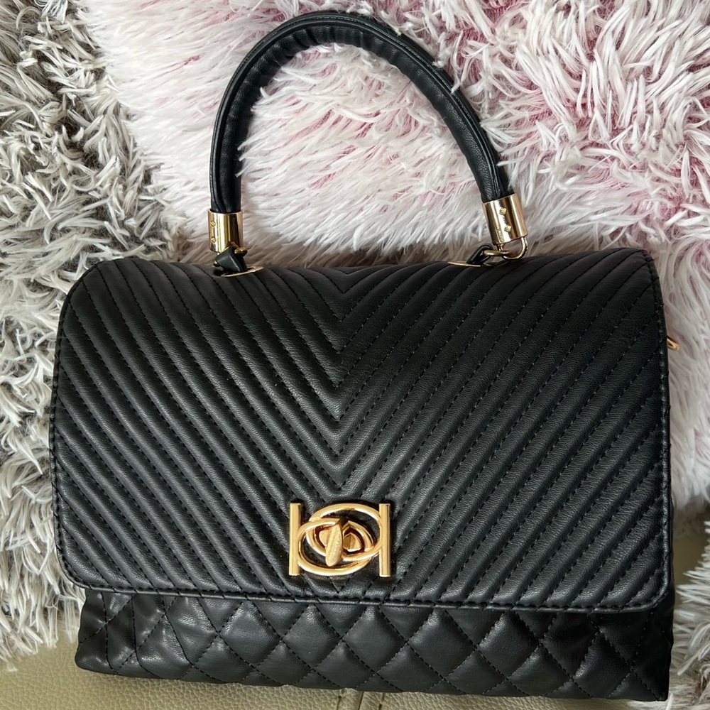 Bebe Soft Leather Satchel